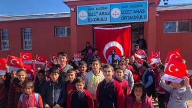 Kars-Kağızman-İzzet Aras İlkokulu fotoğrafı