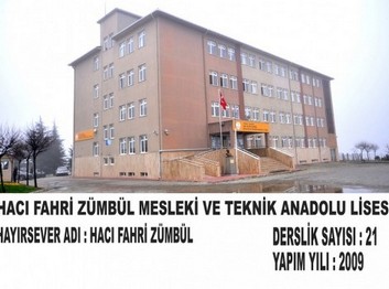 Tekirdağ-Çerkezköy-Hacı Fahri Zümbül Mesleki ve Teknik Anadolu Lisesi fotoğrafı