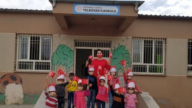 Adıyaman-Kahta-Yelkovan İlkokulu fotoğrafı